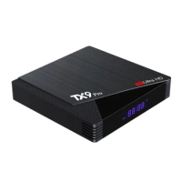 TX9 Pro Android 10.0 Set Top Box 6K HD Dual Brand 2.4G 5.8G WiFi Media Player AIIwinner H313 Smart TV Box US Plug