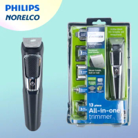 Philips Norelco Multigroom All-in-One Trimmer Series 3000 with 13 pieces - No Blade Oil Needed, MG3750