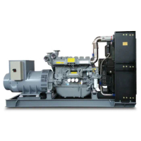 dies el generator set 400kva power by 2206DC-E13TAG3 motor soundproof type factory sale
