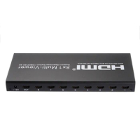 1080P 3D 8x1 HDMI Multi-Viewer HDMI Quad Screen Real Time Multi-Viewer HDMI 4K Splitter Seamless Switcher For PC DVD PS4