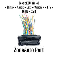 Socket Soket ecu ecm pin 48 yamaha fi new Vixion R R15 MT15 155 vva Aerox Nmax lexi Yamaha xsr Motor