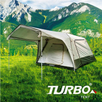 『領卷折』【H.Y SPORT】 Turbo Tent Turbo Lite 300 8人專利快速帳 一房一廳八人帳篷(快速帳篷 速搭帳 一房一廳 家庭帳) 超防水快搭露營帳蓬（防水係數10000mm)