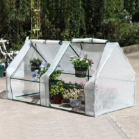 Succulent Greenhouse Insulation Cover, Small Greenhouse Greenhouse Shelter Rain Flower Room