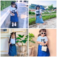 ROK YURA JEANS ANAK PANJANG 7/8 USIA 2-8TAHUN  Perempuan  Denim