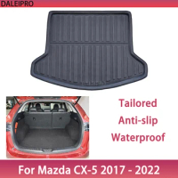 Tailored Rear Trunk Mat For Mazda CX-5 CX5 2017 2018 2019-2022 Cargo Liner Boot Floor Tray 3D EVA Kick Protector Car Accessories