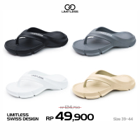 Limitless - Sandal Japit Pria Bahan Eva Phylon Berkualitas Ringan Anti Slip Sendal Cowok Jepit Cokla