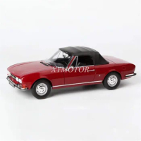Norev 1:18 1/18 For Peugeot 504 Cabrio Andalou Red Diecast Model Car Toys Gifts Hobby Display Ornaments Collection