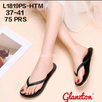Glanzton L1819PS-HTM Sandal Wanita Hitam Ukuran 37-41 Nyaman dan Stylish 75 PRS