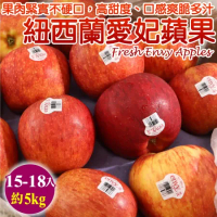 【果之蔬】紐西蘭envy愛妃蘋果(15-18顆/約5kg)
