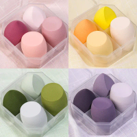 Beauty Blender Sponge Set 4PCS Makeup Eggs - Lembut Latex & Sesuai Kulit Penggunaan Basah & Kering P
