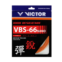 VICTOR 高彈羽拍線-銳-盒-日製 羽球線 勝利 VBS-66N-O-10 SETS 橘