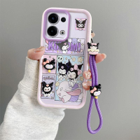 ปลอกซิลิโคนนุ่มกันกระแทกสำหรับ OPPO Reno13 5G CPH2689 PKM110 ลายการ์ตูน 3D สติช จิงเกิล แคท คุโรมิ ส