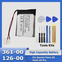 XDOU 420mAh 361-00126-00 Replacement Battery For Garmin Fenix 6X / Fenix 6X Pro Smart Watch Battery + Free Tools