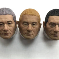 In Stock For Sale 1/6th Male Japanese Gangster Takeshi Kitano Head Sculpture For Usual 12inch Doll Action Figures
