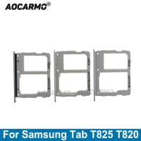 Aocarmo For Samsung GALAXY Tab T825 T820 S3 LTE SM-T819 4G Sim Card Tray MicroSD SD Slot Holder Replacement Parts