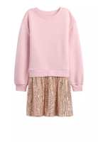 GAP Sequin Sweatshirt Dress