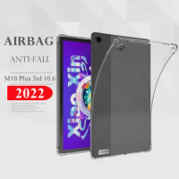 Case For Lenovo Tab M10 Plus 3rd Gen 10.6'' 2022 Silicone soft shell TPU Airbag cover clear protective capa for TB125FU TB128FU