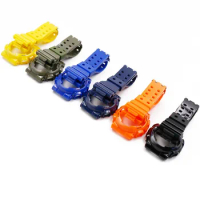 Men's Watch bands accessories replacement for Casio G-SHOCK Resin strap case GAX GA110 140 GD120 GLS100 watch strap wristband