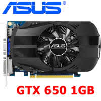 ASUS Original GTX 650 1GB Video Card 128Bit GDDR5 Graphics Cards for nVIDIA Geforce GTX650 Hdmi Dvi VGA Cards On Sale Used