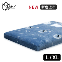 【Outdoorbase】法蘭絨L/XL歡樂時光充氣床包套(適用於市面上大部分充氣床墊)