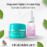 Eliza Beauty Cream Eby Kemasan Baru + Serum Saffron Vies Pemutih Wajah Night And Day All In One Eby 