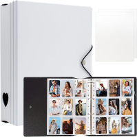 A4 Kpop Photocard Binder with 25 Pages 9 Pocket 2x3 inch Kpop Photocard Holder Book Photo Album for 