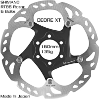 SHIMANO RT86 Rotor Disc Brake Six Bolts DEORE XT MTB Cycling Bike 6 Bolt