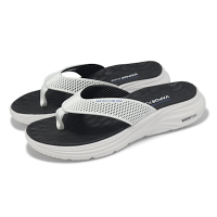 Skechers 拖鞋 Vapor Foam Sandal 男鞋 白 黑 緩衝 輕量 人字拖 夾腳拖 232894WBK
