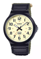 Casio Casio 標準樹脂錶帶男士手錶 MW-240B-3B-P