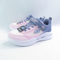 Skechers 303714LGYLP 買鞋送襪 S LIGHTS 中童 燈鞋 魔鬼氈 粉紅/灰【iSport愛運動】