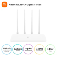 New Xiaomi Mi Router 4A Gigabit Version 2.4GHz 5GHz WiFi 1167Mbps WiFi Repeater 128MB DDR3 High Gain