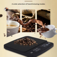 Smart Coffee Scale drip coffee scale Digital Electronic Scale Precision Jewelry Scale Mini Household Weighing Scale 0.01G
