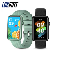 LOKMAT Smart Watch Men Bluetooth Call 1.57" HD Screen Heart Rate Sports Wristwatch Women Fitness Bands For Xiaomi Huawei Kids