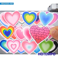 20/30/50Pieces Colorful Love Heart Cute Graffiti Decals Stickers for Kids Gift Notebook Luggage Bike Guitar Phone Laptop Sticker