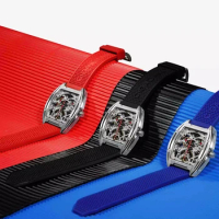 Youpin CIGA Design Watch Strap Silicone Material Replacement Bracelet for CIGA Automatic Hollowing Mechanical Watch Z MY Series