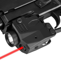 Magnetic Charging Red Dot Laser Gun Sight Laser Tactical Light Strobe Function Picatinny Flashlight for glock19 Accessories