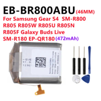 Battery EB-BR800ABU For Galaxy Buds Live EP-QR180 SM-R180 Gear S4 SM-R800 R805 R805W R805U R805N R805F 46MM 472mAh