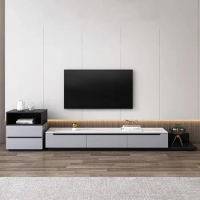 Display Coffee White Tv Stand Home Cabinet Front Basses Storage Tv Table Office Cheap Designer Muebles De Salon Nordic Furniture