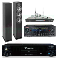 【金嗓】CPX-900 K1A+Zsound TX-2+SR-928PRO+Elac Debut 2.0 DF62(4TB點歌機+擴大機+無線麥克風+喇叭)