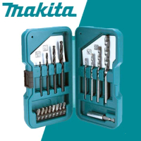 Makita Original D-53693 Multi Bit/Drill Bit Combination Set Metal Multifunctional Wear-resistant Power Tools Accessory 17pcs