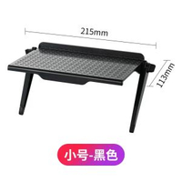 機頂盒置物架顯示路由器電視機上面放支架收納托架頂部免打孔支架