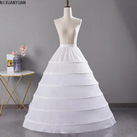 Petticoat Under Wedding Dress Pettycoat Fluffy Skirt Crinoline Wedding Dresses 2023 Bride Slip Underskirt Hoop Puffy Accessories