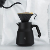 【HARIO】V60 不鏽鋼保溫咖啡壺 800ml 黑色(保溫壺 咖啡壺 VHSN-80B PLUS 不銹鋼)
