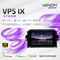 VENOM VP5 IX STORM | Head Unit Android Premium untuk TOYOTA FORTUNER VRZ 9" 2016-NOW