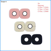 2pcs/lot Coopart New Back Rear Camera lens glass replacement for Samsung C5 pro / C7 pro / C9 pro C5010 C7010 C9000 with sticker
