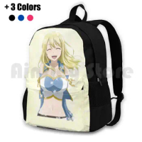 Lucy Heartfilia Illustration-Fairy Tail Anime Outdoor Hiking Backpack Riding Climbing Sports Bag Anime Fairy Tail Anime Anime