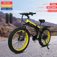 EU Stock 1000W Folding Electric Bicycle 48V20Ah Dual Battery Life 120km Mountain Electric Bike 26*4.0 Inch Fat Tire Adult EBike