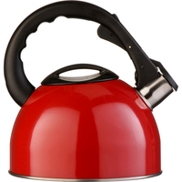 《Premier》不鏽鋼笛音壺(紅2.2L) | 煮水壺 燒水壺