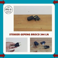 STEKER GEPENG BROCO 344LN | COLOKAN BROCO TYPE 344 LN