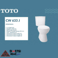 Kloset Duduk WC Duduk Toilet Kamar Mandi Sitting Toilet  CW 633 JTOTO Original